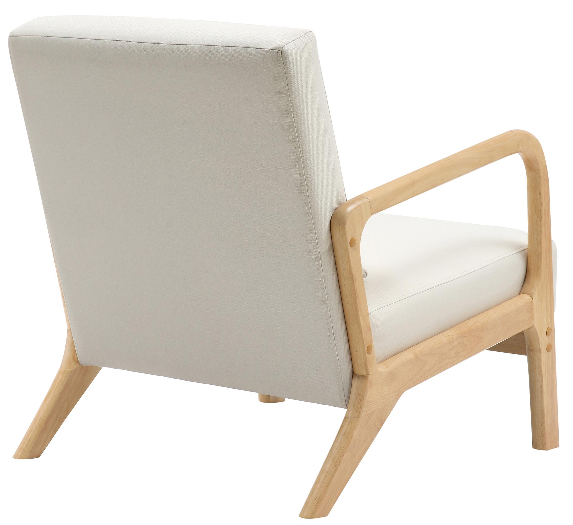 Fauteuil Hibbing stof creme