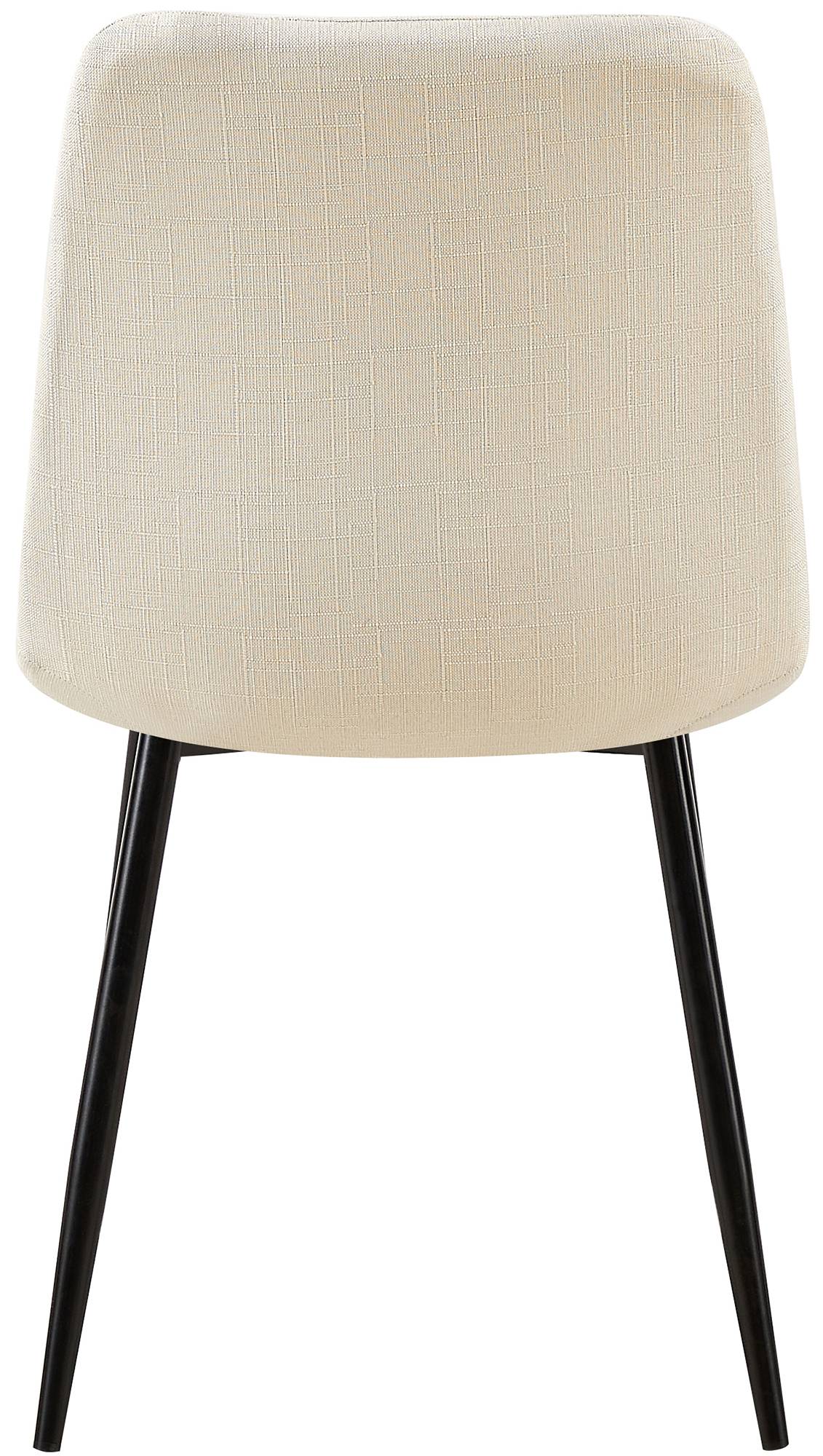 Set van 2 eetkamerstoelen Tilde creme Stof