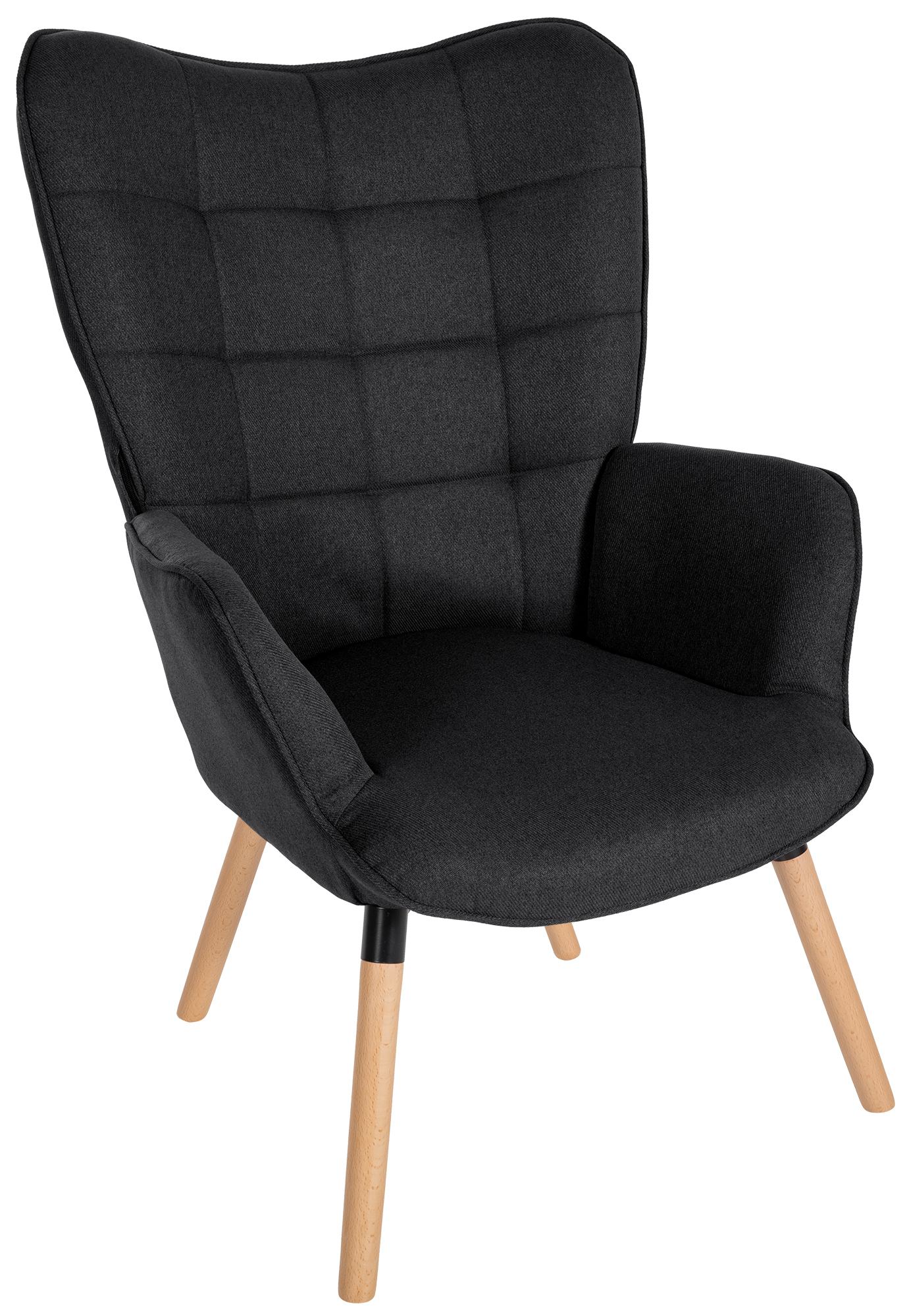 Fauteuil Garding zwart