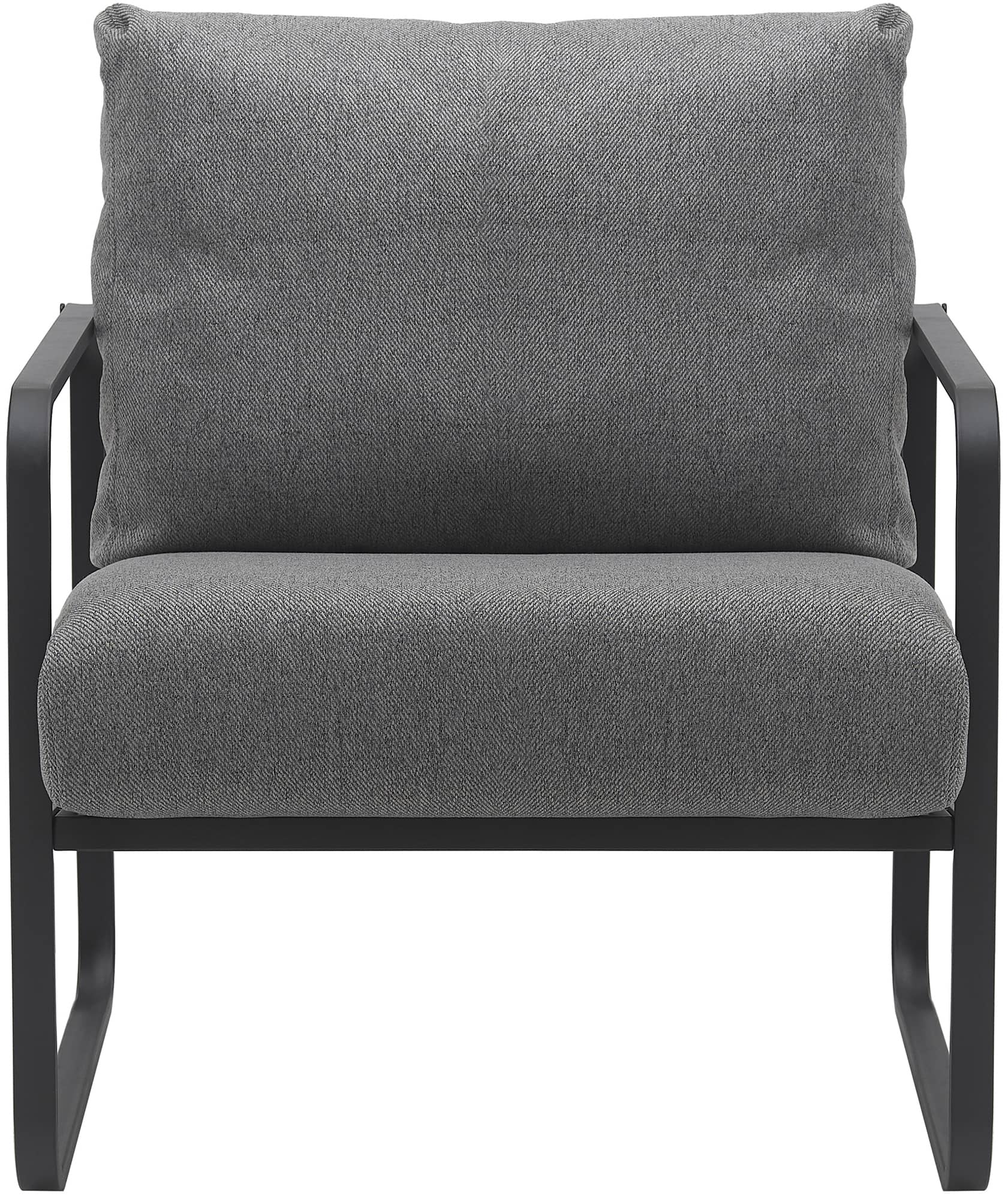 Fauteuil Manea donkergrijs Stof