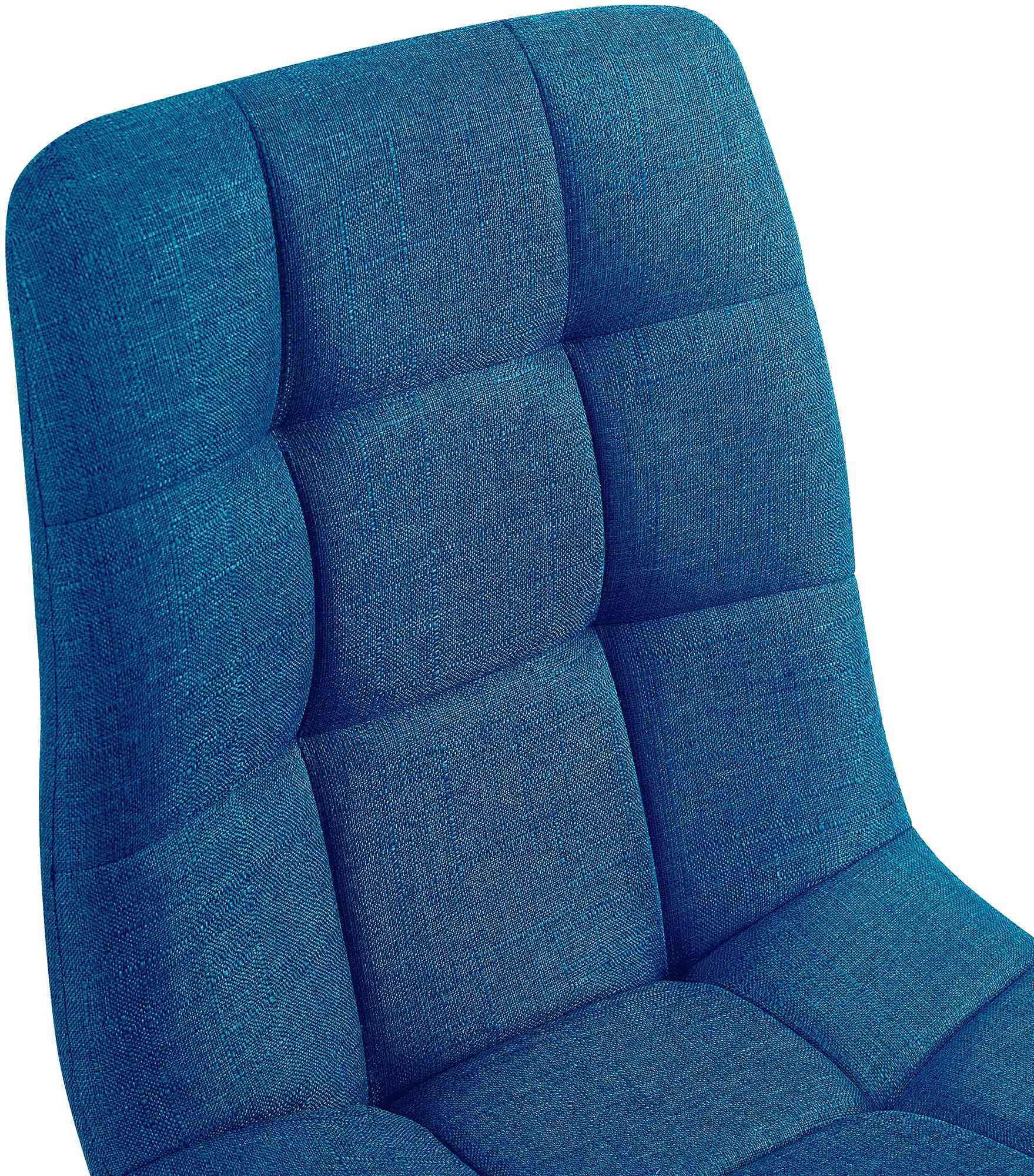 Set van 2 eetkamerstoelen Tilde blauw Stof