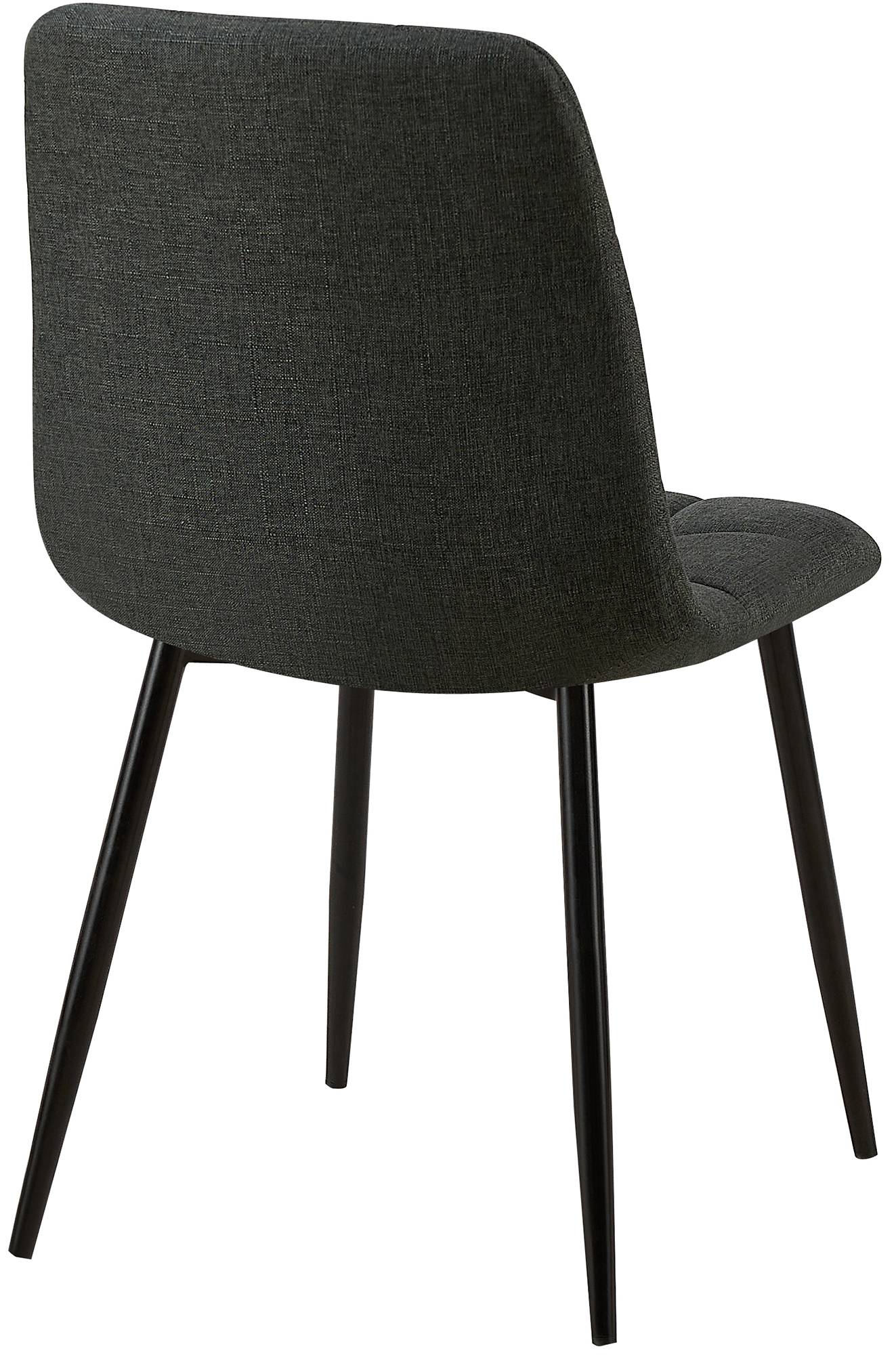 Set van 2 eetkamerstoelen Tilde donkergrijs Stof