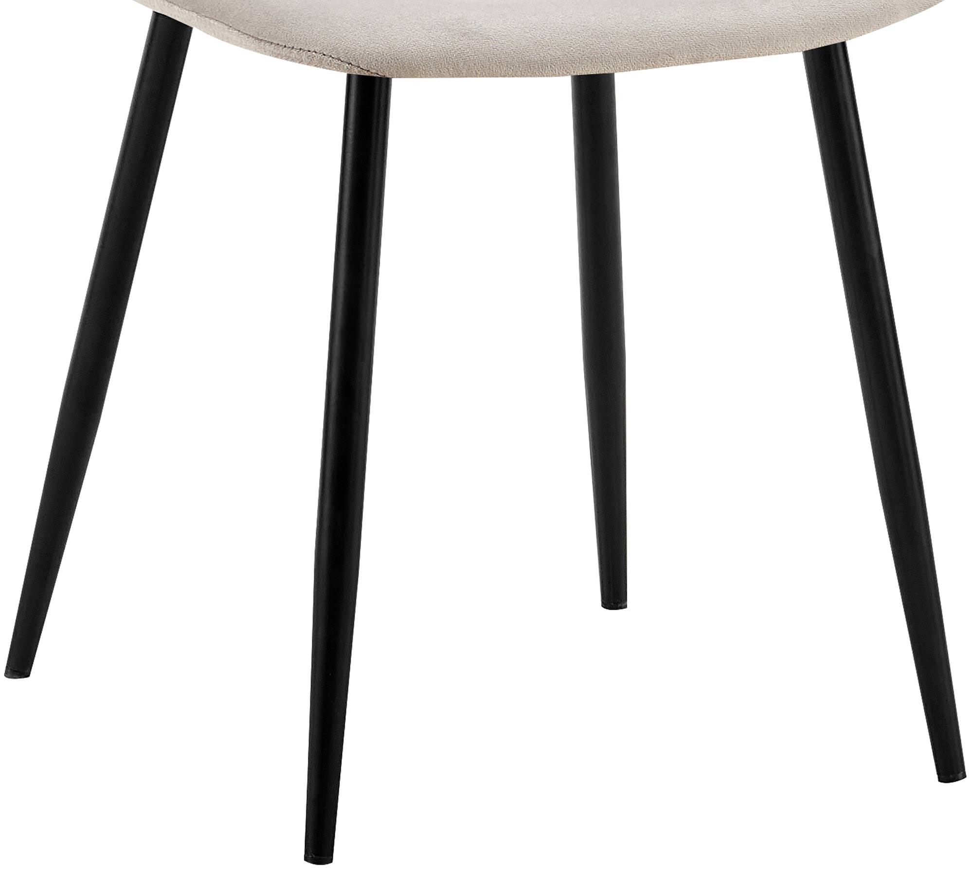 Set van 4 Baxter Eetkamerstoelen grijs