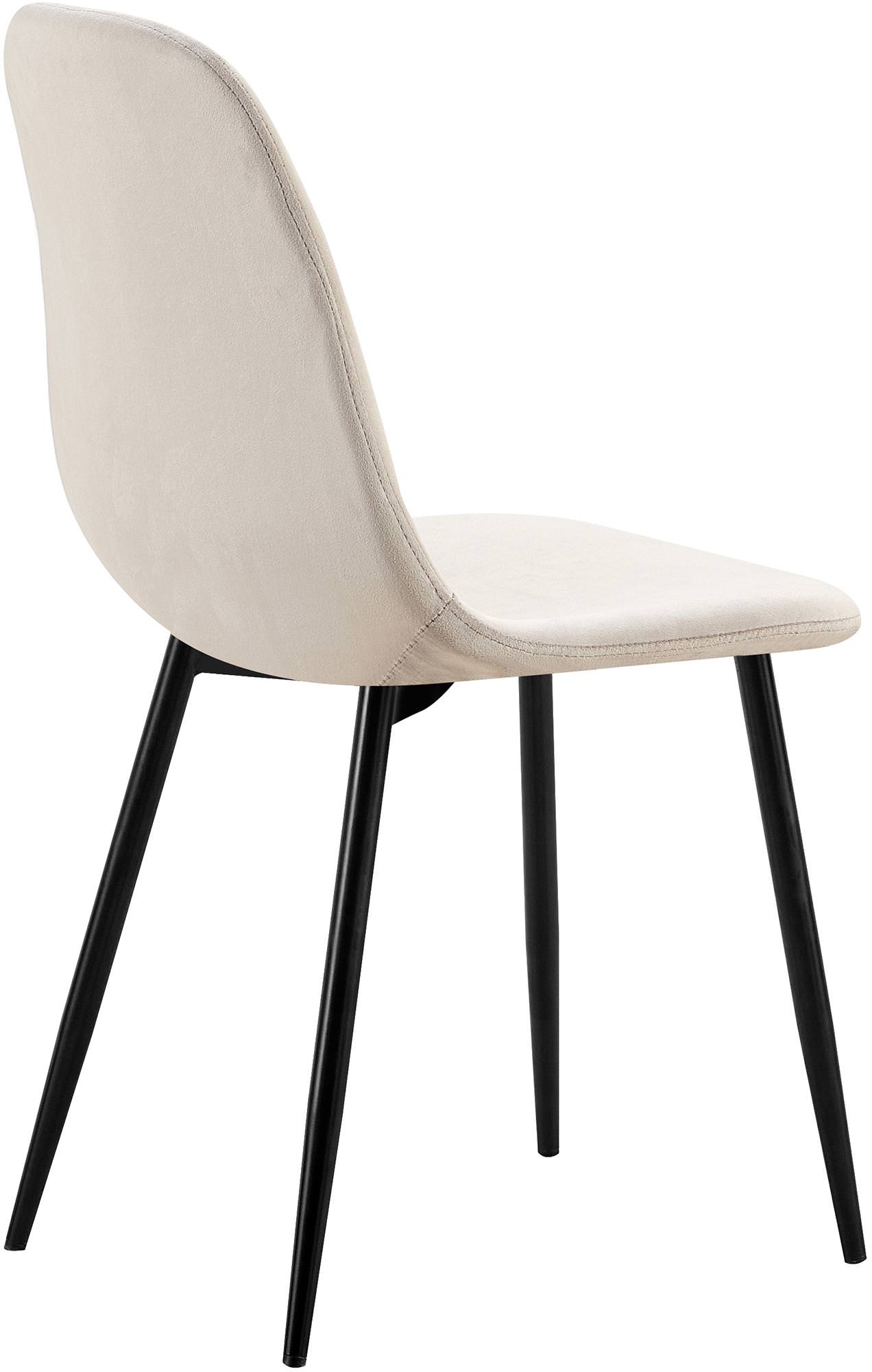 Set van 4 Baxter Eetkamerstoelen grijs