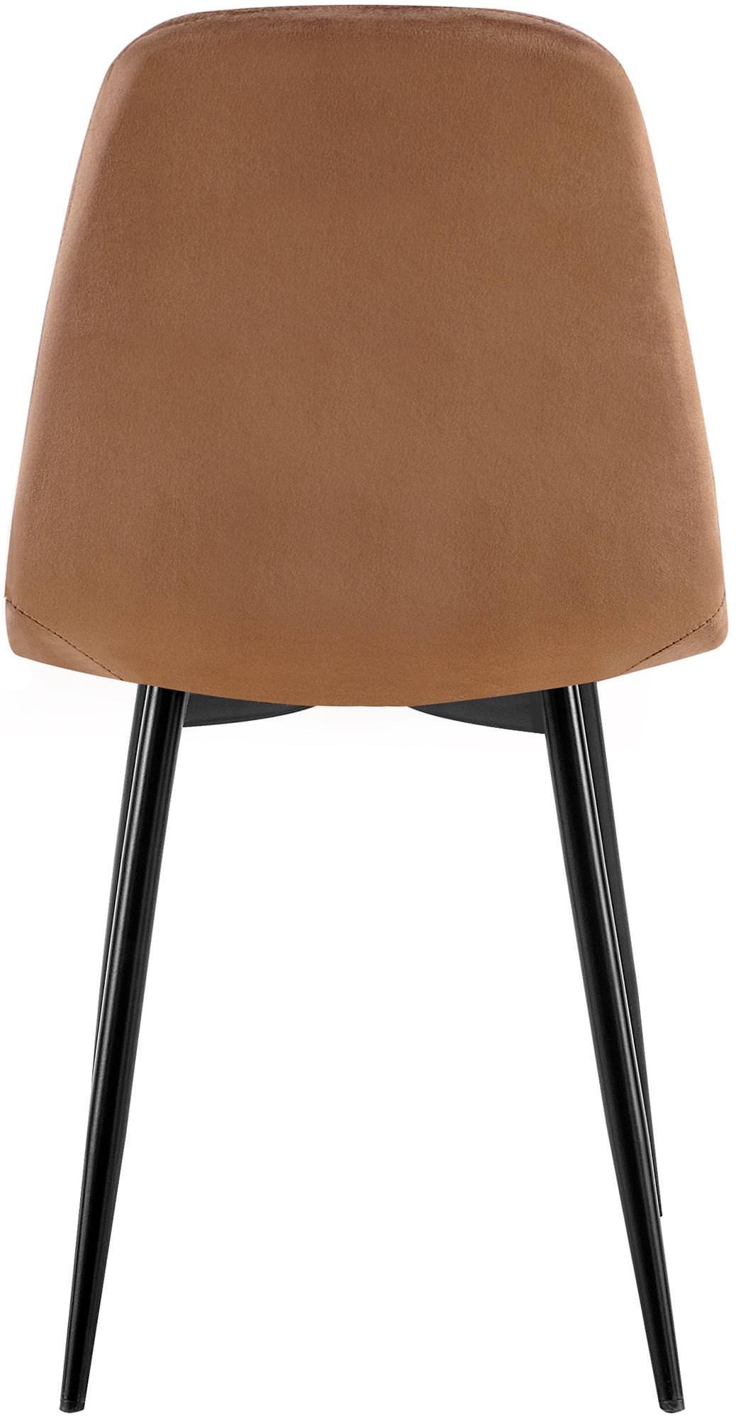 Set van 4 Baxter Eetkamerstoelen bruin